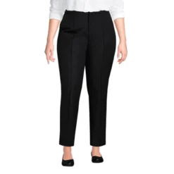 Lands' End Women's High Rise Bi Stretch Pintuck Pencil Ankle Pants -Modish Ink Sales GUEST de2e8310 3c23 4367 8a75 9d109f2e206d