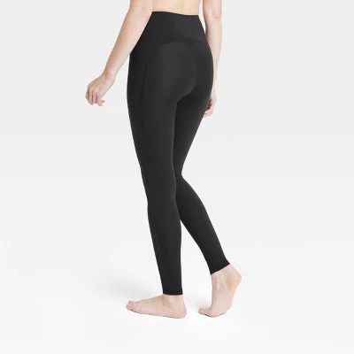Women's Brushed Sculpt Curvy High-Rise Pocketed Leggings 28" - All In Motion™ 3 Women's Brushed Sculpt Curvy High-Rise Pocketed Leggings 28" - All In Motion™