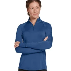 Jockey Women's Soft Performance 1/2 Zip -Modish Ink Sales GUEST dfd80021 5ceb 433c 9eea 7f3b08cf7f56