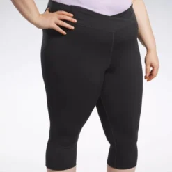 Reebok Workout Ready Basic Capri Leggings (Plus Size) -Modish Ink Sales GUEST e2a7f780 407e 4c49 8c12 298a37f73cad