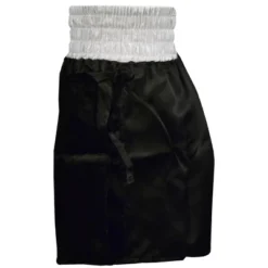 Cleto Reyes Women's Satin Boxing Skirt Trunks - Black/White