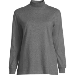 Lands' End Women's Plus Size Long Sleeve Super T Mock -Modish Ink Sales GUEST e49df299 30fa 4a2b 9bfc 02e1713bff5f