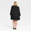 Women's Long Sleeve Tiered Shift Dress - Ava & Viv™