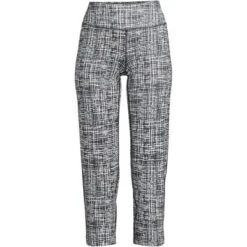 Lands' End Lands' End Women's Tall Active Crop Yoga Pants -Modish Ink Sales GUEST ec02402a 8faf 4ca6 b249 b5e585a55dcc