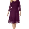Jessica London Women’s Plus Size Lace Fit & Flare Dress