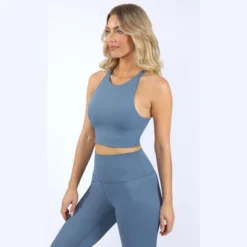 90 Degree By Reflex Womens Laser Embossed Interlink High Impact Cropped Top -Modish Ink Sales GUEST ecc030ec 153c 406a b34e 55246211f6a2