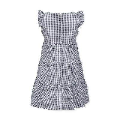 Hope & Henry Womens' Organic Cotton Flutter Sleeve Short Tiered Dress 6 Hope & Henry Womens' Organic Cotton Flutter Sleeve Short Tiered Dress - Image 4