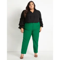 ELOQUII Women’s Plus Size Gena Fit Kady Pant -Modish Ink Sales GUEST ef14666c 3059 4b5c 8bb9 532868a3d174