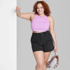 Women's High-Rise Cutoff Midi Jean Shorts - Wild Fable™ -Modish Ink Sales GUEST ef5bbcef 4ee0 45fd 9955 e4b52cbd795f