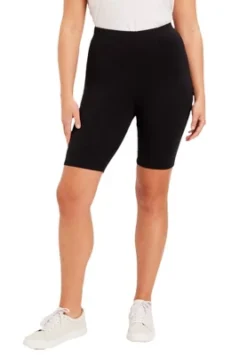June + Vie By Roaman's Women’s Plus Size Classic Bike Shorts