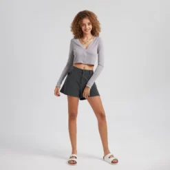 Women's Knit Shorts - Gray -Modish Ink Sales GUEST fbf58fba c0f8 4f90 a364 a5f54decb13a