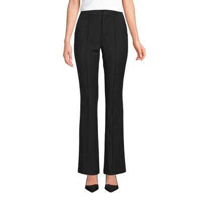 Lands' End Women's High Rise Bi Stretch Pintuck Boot Cut Pants 4 Lands' End Women's High Rise Bi Stretch Pintuck Boot Cut Pants - Image 2